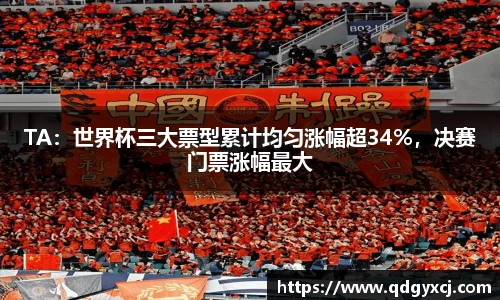 TA：世界杯三大票型累计均匀涨幅超34%，决赛门票涨幅最大